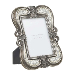 Κορνίζα 3-30-117-0433 13x18cm Ecru-Silver Inart Ρητίνη