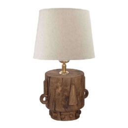 Φωτιστικό Επιτραπέζιο 3-15-756-0009 17x15x15cm Cream-Brown Inart