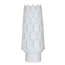 Βάζο Πορσελάνινο 3-70-779-0029 Φ20x50cm White Inart Πορσελάνη
