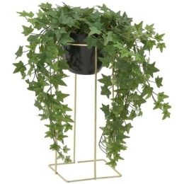 Τεχνητό Φυτό Σε Ανθοστήλη 3-85-475-0259 20x20x61cm Multi Inart Μέταλλο