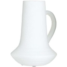 Βάζο Κανάτα 3-70-507-0384 Φ25x35cm White Inart Πηλός