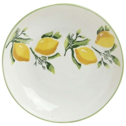 Σαλατιέρα Λεμόνια 3-60-017-0067 Φ30x6cm Multi Inart Large Κεραμικό