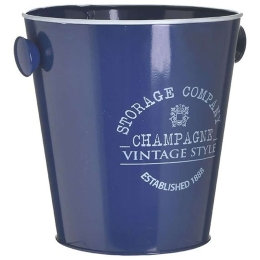 Σαμπανιέρα 6-60-694-0007 Φ21x21cm Blue-White Click Μέταλλο