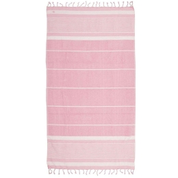 Πετσέτα Θαλάσσης Ριγέ 5-46-807-0095 Pink-White Ble Θαλάσσης 100% Βαμβάκι