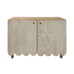 Μπουφές 3-50-245-0023 109x36x78cm Natural-White Inart