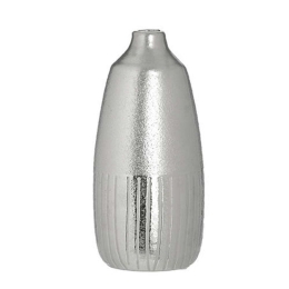 Βάζο 3-70-278-0064 Φ12x25cm Silver Inart Κεραμικό