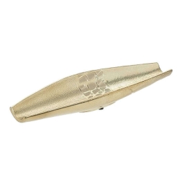 Διακοσμητική Πιατέλα 3-70-278-0056 35x11x5cm Gold Inart Κεραμικό