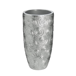Κασπώ 3-70-151-0750 Φ32x60cm Silver Inart Υαλοβάμβακας