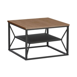 Τραπεζάκι Σαλονιού 6-50-379-0002 60X60X40 Natural-Black Click