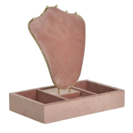 Μπιζουτιέρα 6-70-151-0265 23x24x15 Pink Click Μέταλλο,Ξύλο