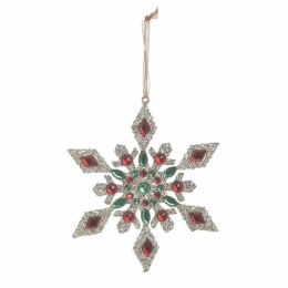 Στολίδι (Σετ 4Τμχ) 2-70-769-0086 Φ16cm Green-Red Inart