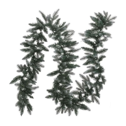 Γιρλάντα Χιονισμένο 2-85-199-0023 270cm (310Tips) White-Green Inart