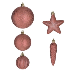 Στολίδια (Σετ 24Τμχ) 6-70-951-0003 Φ9x9cm Red Click