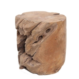 Σκαμπό Nazare 0490031 (40x40x40) Natural Soulworks Ξύλο