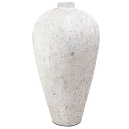 Βάζο Zam Pit 0630061 48x48x100cm White Soulworks Τσιμέντο