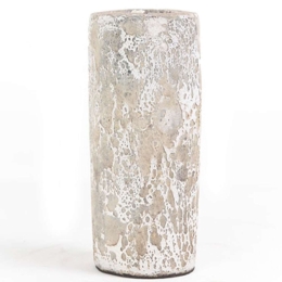 Κηροπήγιο Slind 0630068 11x11x20cm White Soulworks Κεραμικό