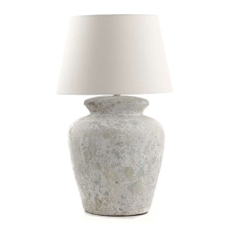 Φωτιστικό Επιτραπέζιο Zimp 0630003 (35x35x40cm) White Clay/Tera Soulworks Πηλός
