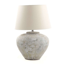 Φωτιστικό Επιτραπέζιο Zimp 0630004 (35x35x30cm) White Clay/Tera Soulworks Πηλός