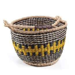 Καλάθι Διακοσμητικό Cocktail L 0680042 35x35x20cm Multi Soulworks Seagrass
