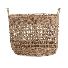 Καλάθι Διακοσμητικό Hudson 0550053 43x40cm Natural Soulworks Seagrass