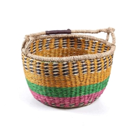 Καλάθι Διακοσμητικό Star M 0680083 30x30x18cm Multi Soulworks Seagrass