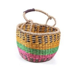 Καλάθι Διακοσμητικό Star S 0680084 25x25x16cm Multi Soulworks Seagrass