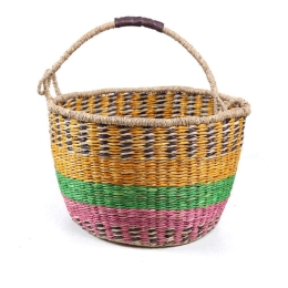 Καλάθι Διακοσμητικό Star XL 0680081 40x40x22cm Multi Soulworks Seagrass