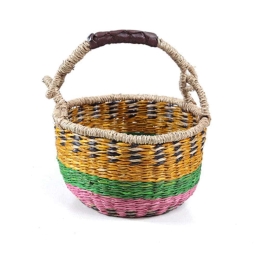 Καλάθι Διακοσμητικό Star XS 0680085 20x20x14cm Multi Soulworks Seagrass