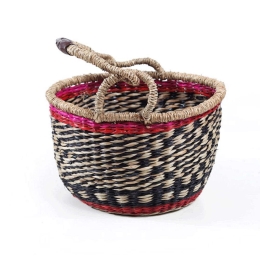Καλάθι Διακοσμητικό Storm S 0680069 25x25x16cm Fuchsia-Multi Soulworks Seagrass