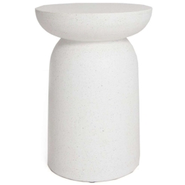 Σκαμπό Rieti 0800006 35x35x45cm Terazzo White Soulworks