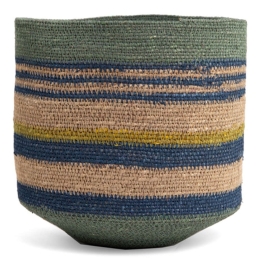 Καλάθι Baja 840021 23x23x24cm Medium Natural-Multi Soulworks Seagrass