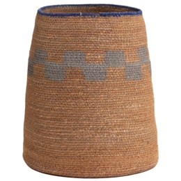 Καλάθι Chiapas 840017 19x19x23cm Natural-Grey Soulworks Seagrass