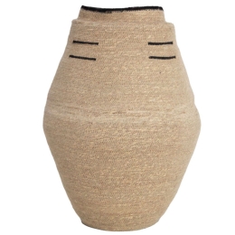 Καλάθι Monclova 840013 42x42x63cm Natural-Black Soulworks Seagrass
