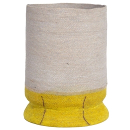 Καλάθι Tonala 840015 31x31x43cm Grey-Yellow Soulworks Seagrass