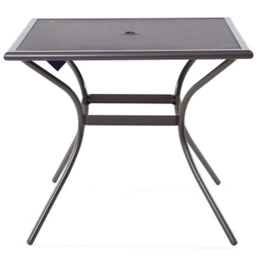 Τραπέζι Uranus 130035 88x88x74cm Silver Soulworks