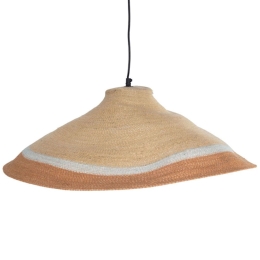 Φωτιστικό Οροφής Toluca 840010 70x70x20cm Natural-Orange Soulworks