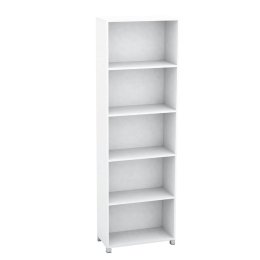Βιβλιοθήκη Decon White ΕΜ347,2 60X30X186 cm