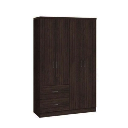Ντουλάπα Life Wenge E8382 119X42X180 cm Τετράφυλλη Μελαμίνη