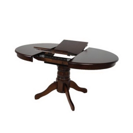 Τραπέζι Επεκτεινόμενο Nirvana Ε7680,2 D.106 +30x75cm Walnut Ξύλο