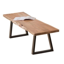 Πάγκος Lizard Slim Natural/Black ΕΑ7094,S 160x45x45cm