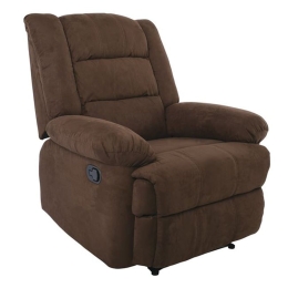 Πολυθρόνα Relax Julia Ε971,1 Ύφασμα Brown Ξύλο,Ύφασμα