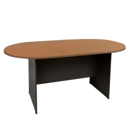 Τραπέζι Συνεδρίου -Α Oval ΕΟ122,1New Dark Grey-Cherry