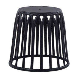 Σκαμπό Στοιβαζόμενο Saba Ε383,2 Φ33/46x44cm Black