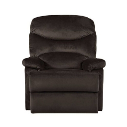 Πολυθρόνα Luisa Relax Dark Brown Velure Ε9780,2 80x90x99cm Βελούδο