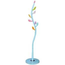 Καλόγερος Woody ΕΜ191,1 Φ37x170cm Blue Μέταλλο