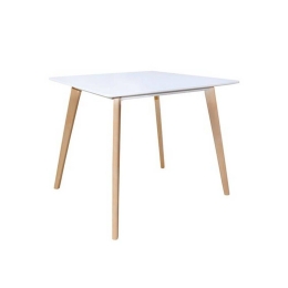 Τραπέζι White Martin Ε7100,1 80x80 H.75cm Mdf