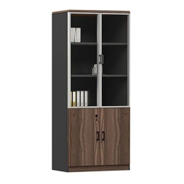 Βιβλιοθήκη Advance ΕΟ825 80x40x200cm Wallnut-Grey