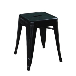 Σκαμπό Bar Relix Ε5195,1W 39x39x46cm Black Μέταλλο