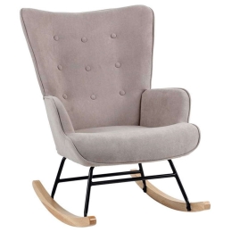 Πολυθρόνα - Μπερζέρα Κουνιστή Alma Rocking Ε7143,2 67x86x92cm Beige