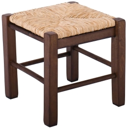 Χαμηλό Σκαμπό Βοηθητικό Ρ978L,Ε2 35x35x35cm Walnut